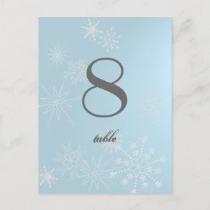 Snowflake Gems/ Table Card
