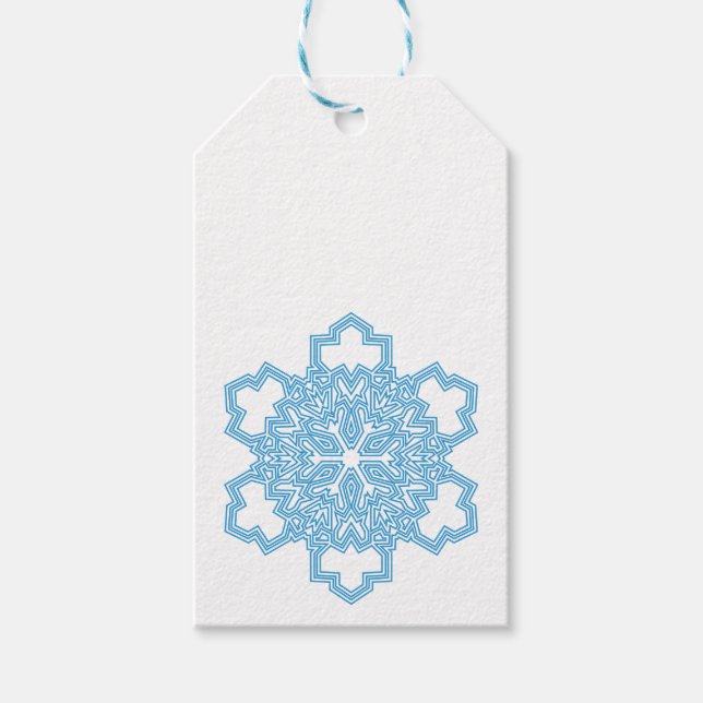 Snowflake Gift Tags (Front)