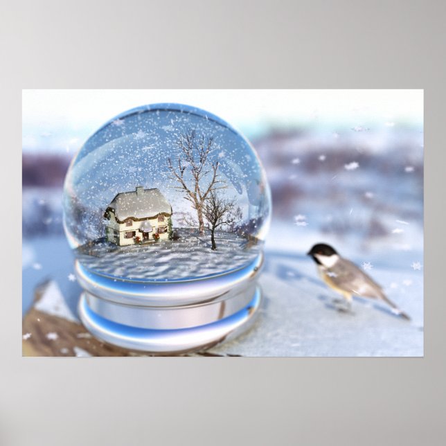 Snowflake Globe Print (Front)