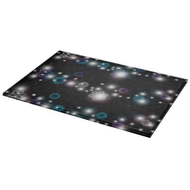 Snowflake Glow Cutting Board (Corner)