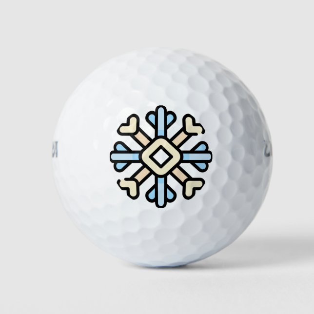 snowflake golf balls (Front)