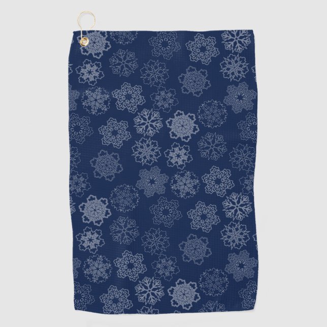 Snowflake Golf Towel (Front)