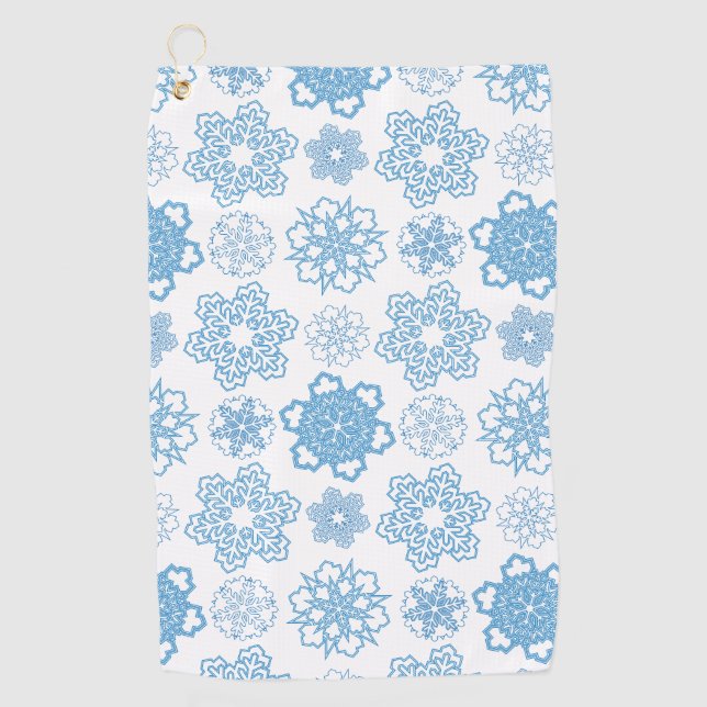 Snowflake Golf Towel (Front)