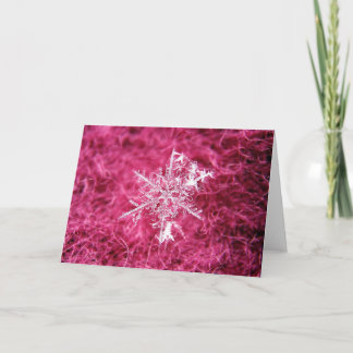 Snowflake greeting card