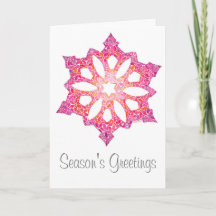 Snowflake Greeting Card