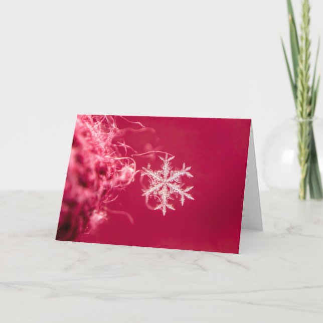 Snowflake greeting card (Front)