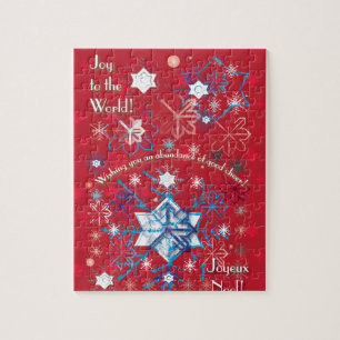 Snowflake Greetings I Jigsaw Puzzle