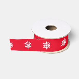 Snowflake Grosgrain Ribbon