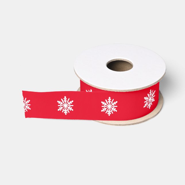 Snowflake Grosgrain Ribbon (Spool)