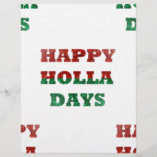 snowflake happy holla days