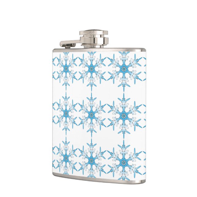 SNOWFLAKE HIP FLASK (Left)