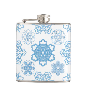 Snowflake Hip Flask