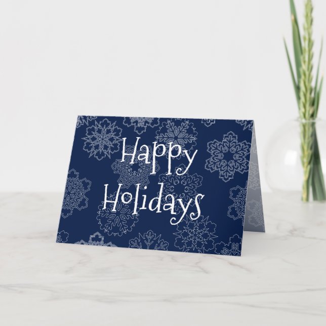 Snowflake Holiday Card (Front)