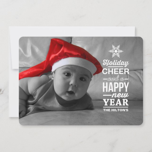snowflake holiday card (Front)
