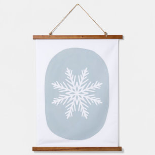 Snowflake Holiday Home Decor Hanging Tapestry