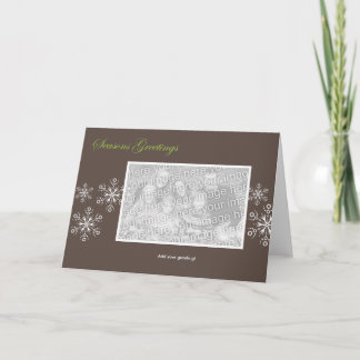 Snowflake Holiday Template