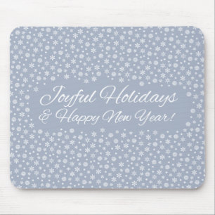 Snowflake Holidays mousepad