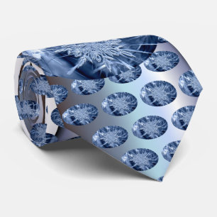 Snowflake Ice Crystal Tie