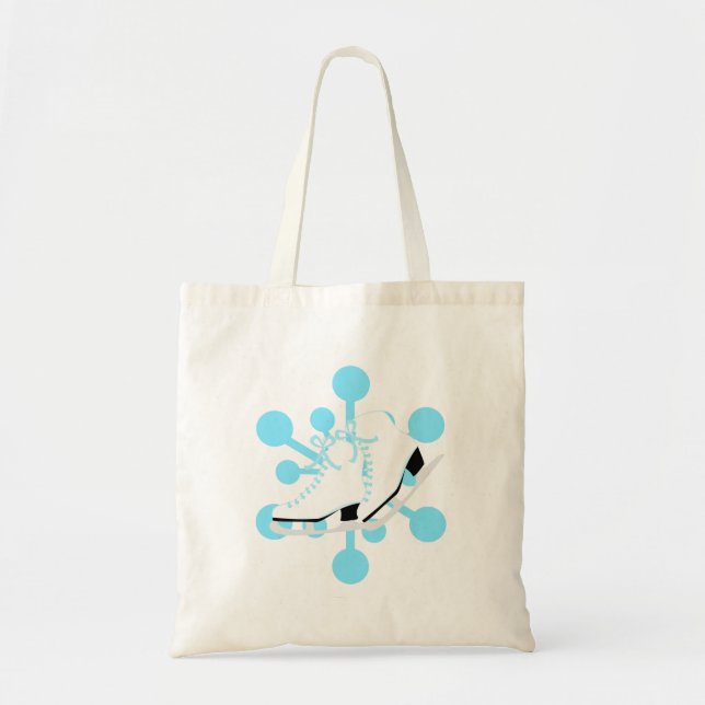 Snowflake Ice Skates Tote Bag (Front)