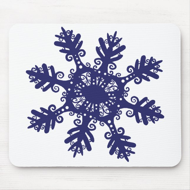 Snowflake II Mouse Mat (Front)