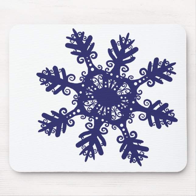 Snowflake II Mouse Mat (Front)