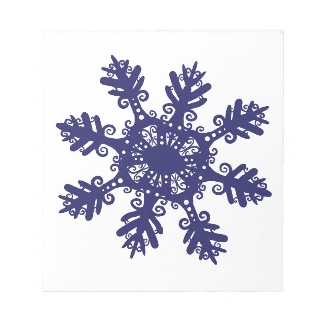 Snowflake II Notepad (Front)