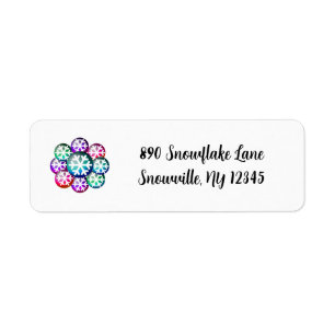 Snowflake Jewels Label