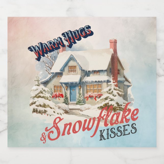 SnowFlake Kisses Label Set (Single Label)