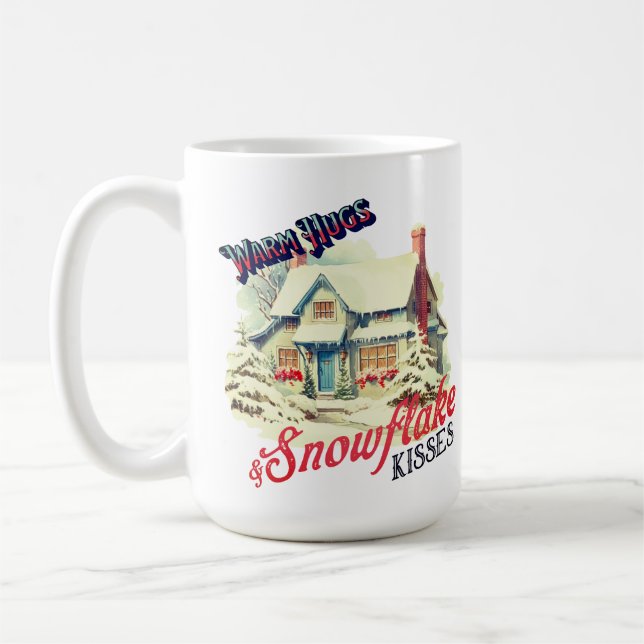 SnowFlake Kisses mug (Left)