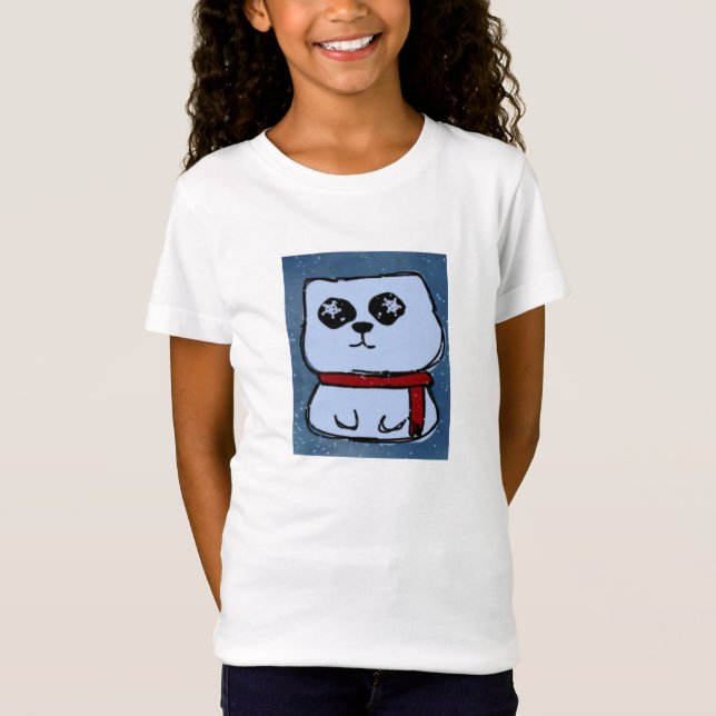 Snowflake Kitty T-shirt (Front)