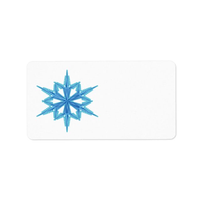 Snowflake Label (Front)