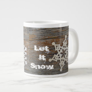 Snowflake Large Coffee Mug