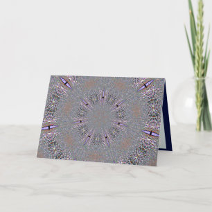 Snowflake Lavendar Greeting Card