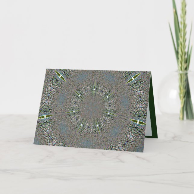 Snowflake Lights Greeting Card (Front)