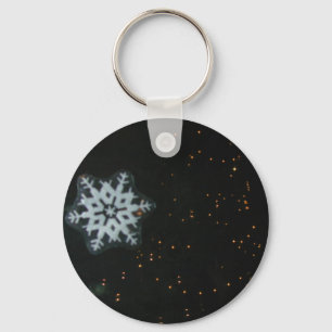 Snowflake & Lights keychain