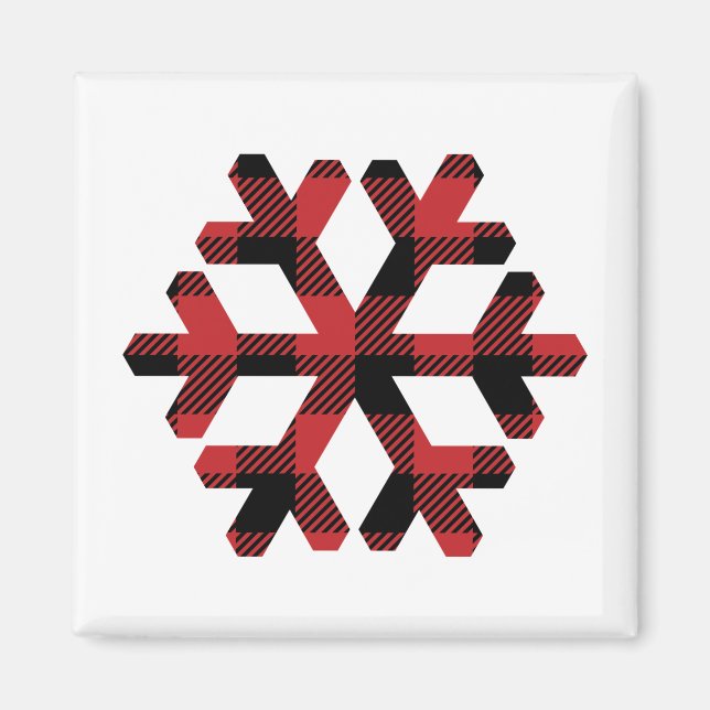 snowflake magnet (Front)