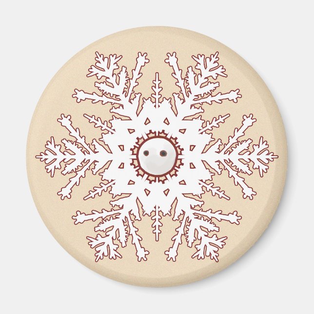 Snowflake Magnet (Front)
