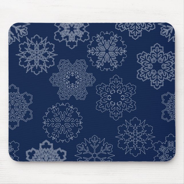 Snowflake Mouse Mat (Front)