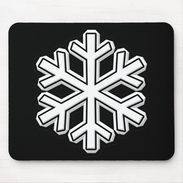 Snowflake Mouse Mat (Front)