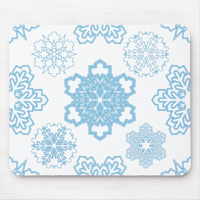Snowflake Mouse Mat (Front)