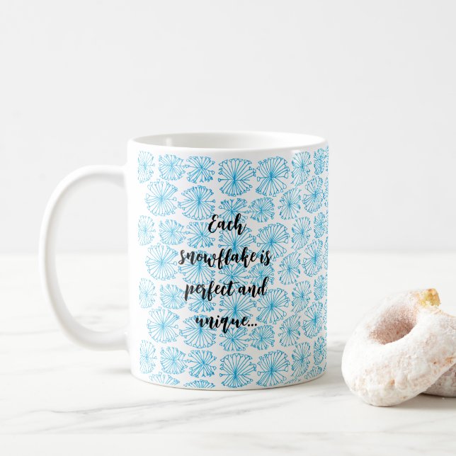 Snowflake Mug (With Donut)