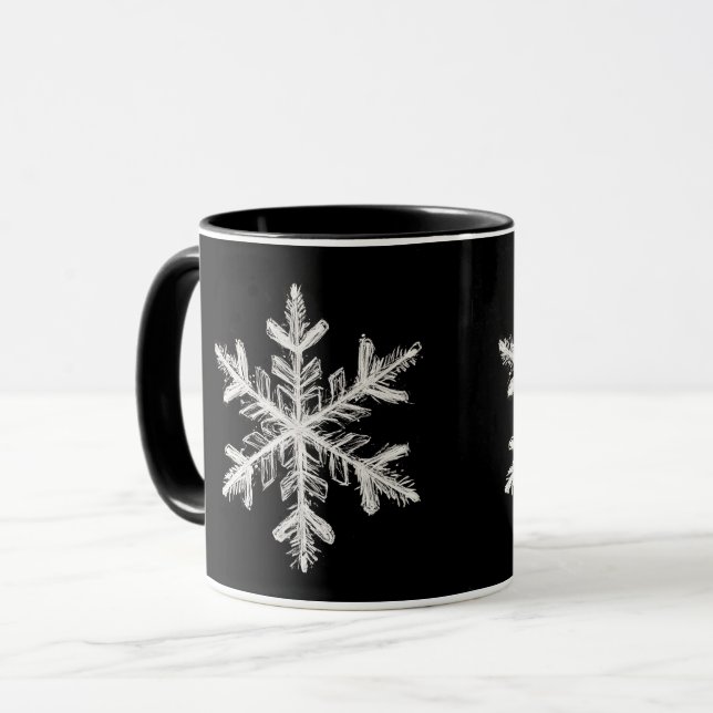 Snowflake mug (Front Left)