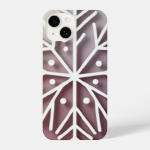 Snowflake Ornament Icon – Winter Holiday Design  iPhone 14 Case