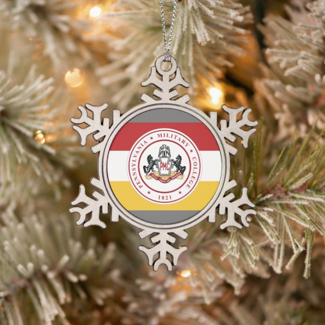 * Snowflake Ornament w/PMC Flag logo (Tree)