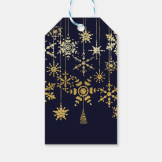 Snowflake Ornaments Gift Tags