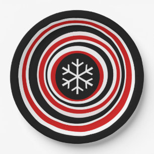 Snowflake Paper Plate