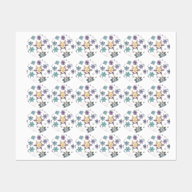Snowflake pattern (Sheet)