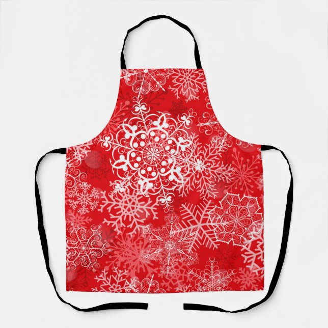 Snowflake pattern	 apron (Front)