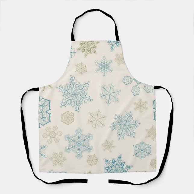 Snowflake pattern	 apron (Front)