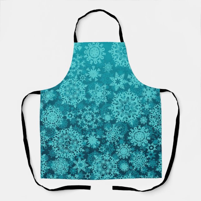 Snowflake pattern	 apron (Front)